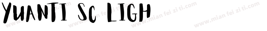 Yuanti SC Ligh字体转换